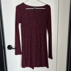 Express red dress S